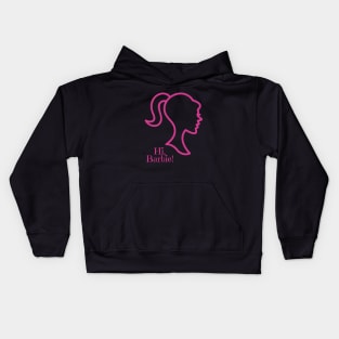 Hi, Barbie! Kids Hoodie